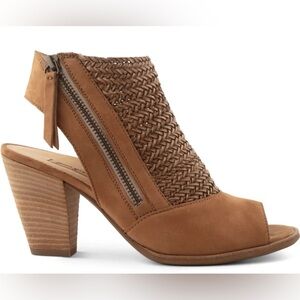 🆕PAUL GREEN Leilani Woven Peep-Toe Heeled Sandal